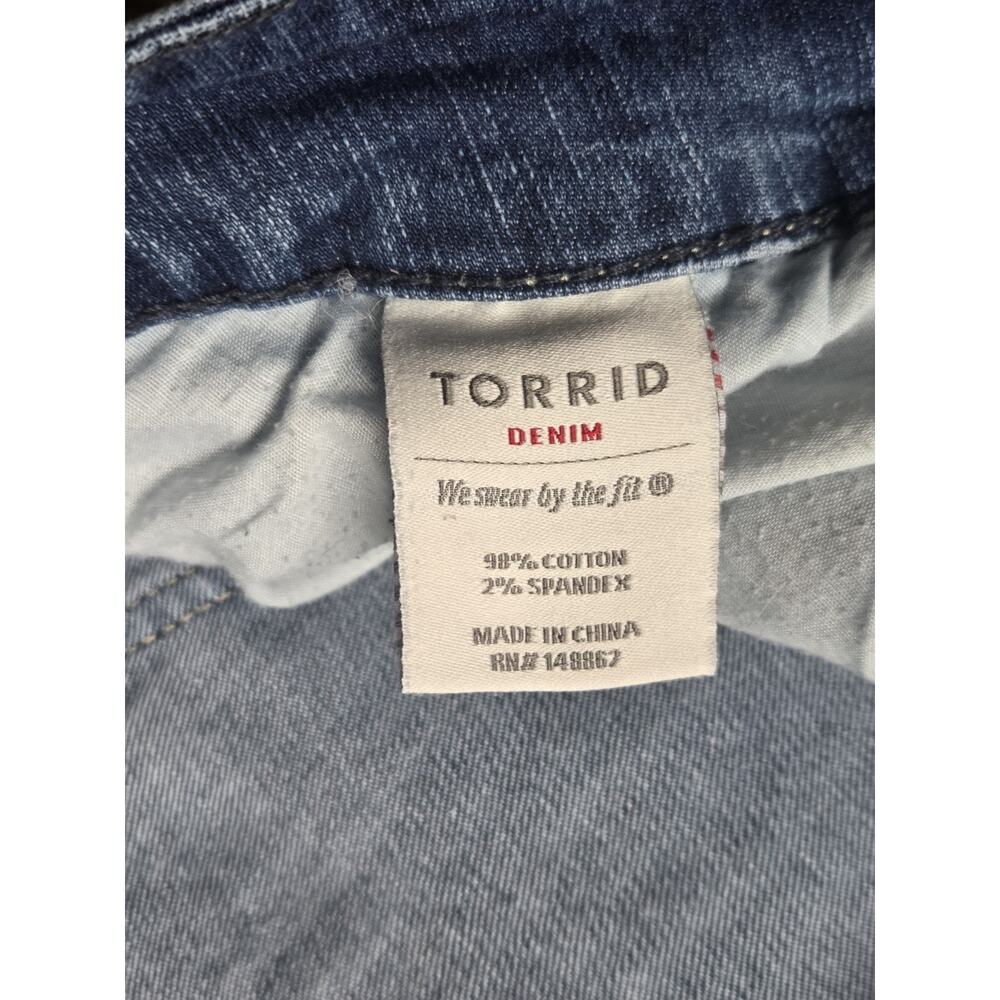 Torrid Premium Stretch Skinny Jeans Womans Plus Sz 18 - Picture 6 of 7